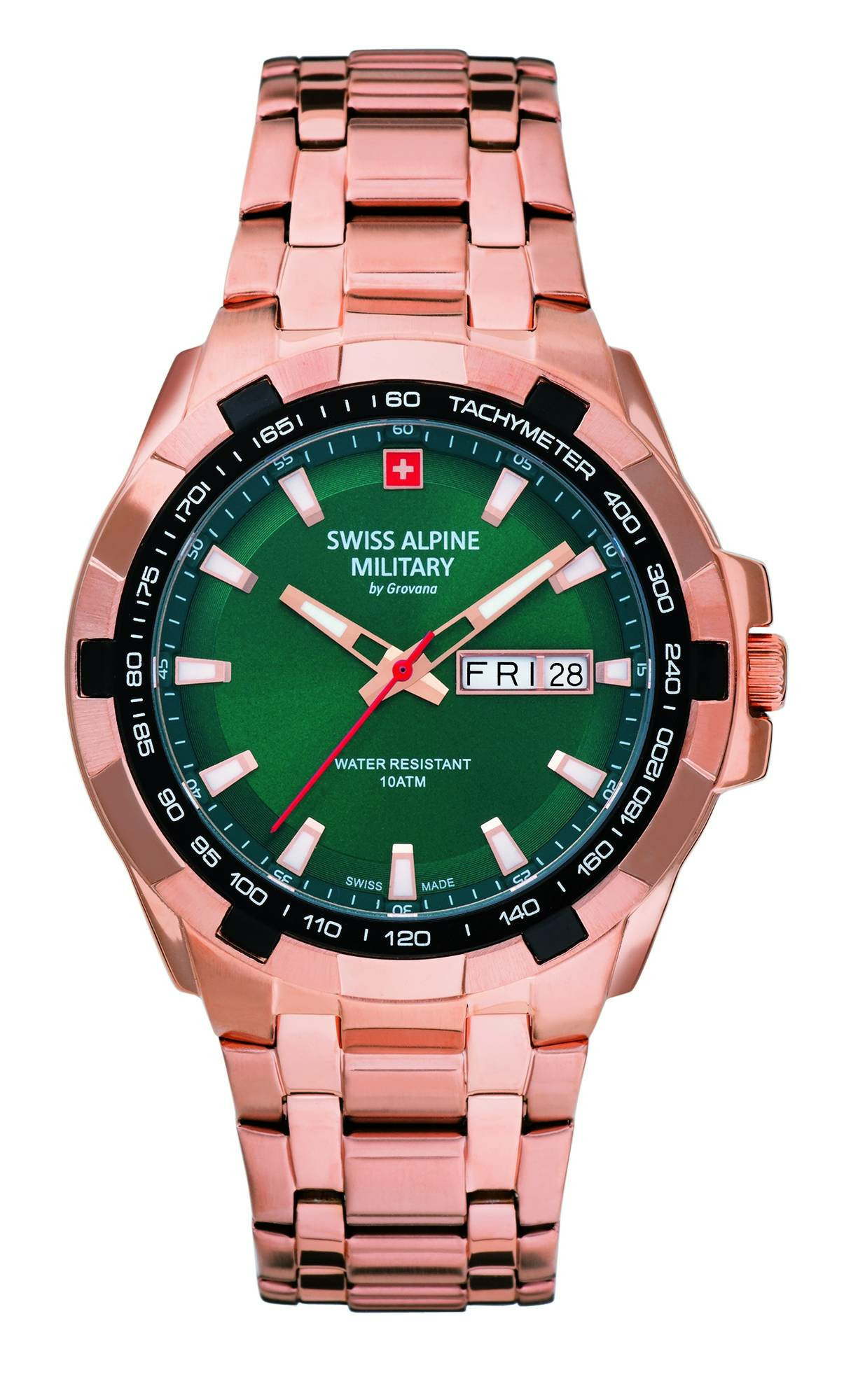 Swiss Alpine Military by Grovana Herren Armbanduhr Star Fighter 41 mm Armband Ed... – Bild 2