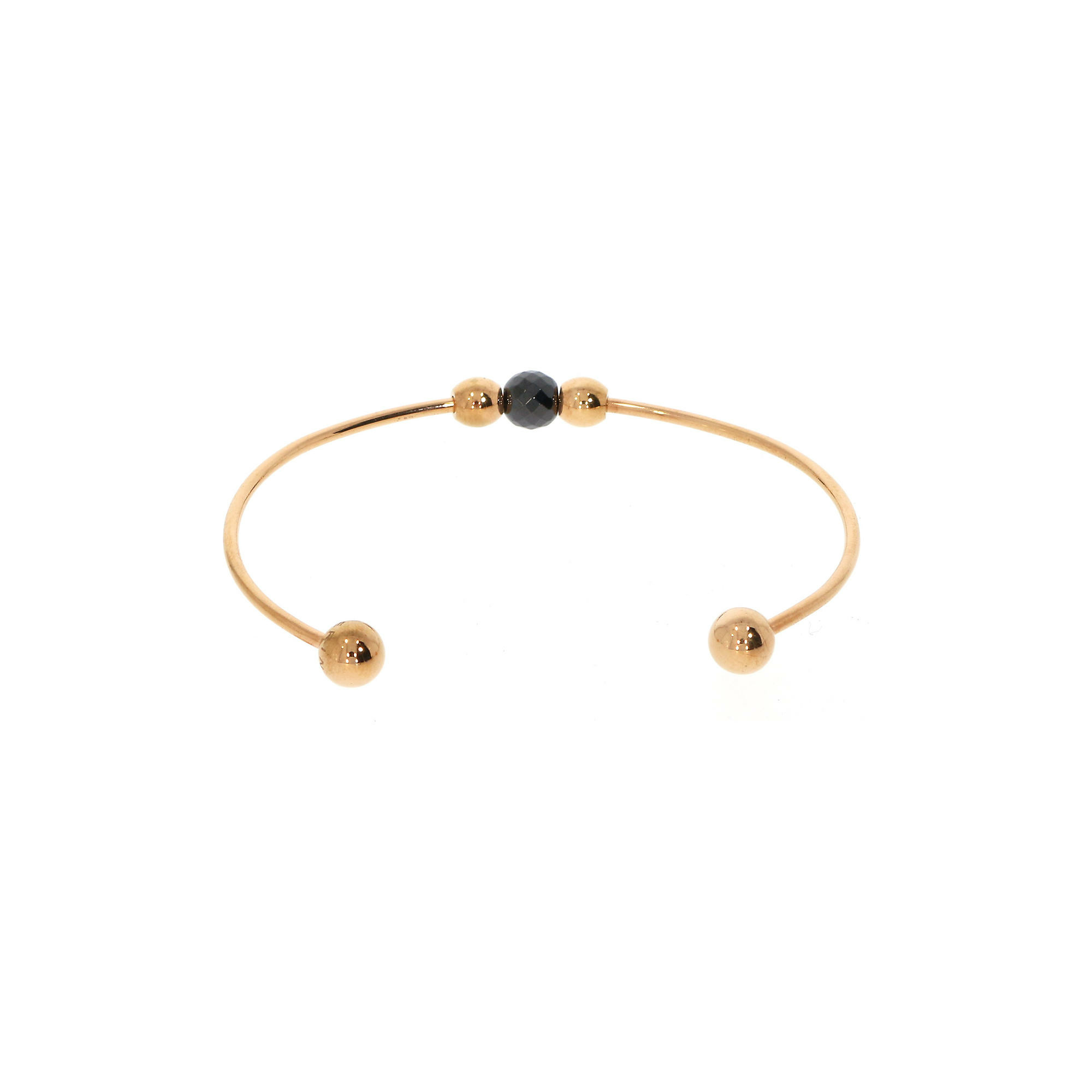 Bering Damen Armspange mit Edelstahlperlen Rosegold Bering Damen Armspange mit Edelstahlperlen Rosegold