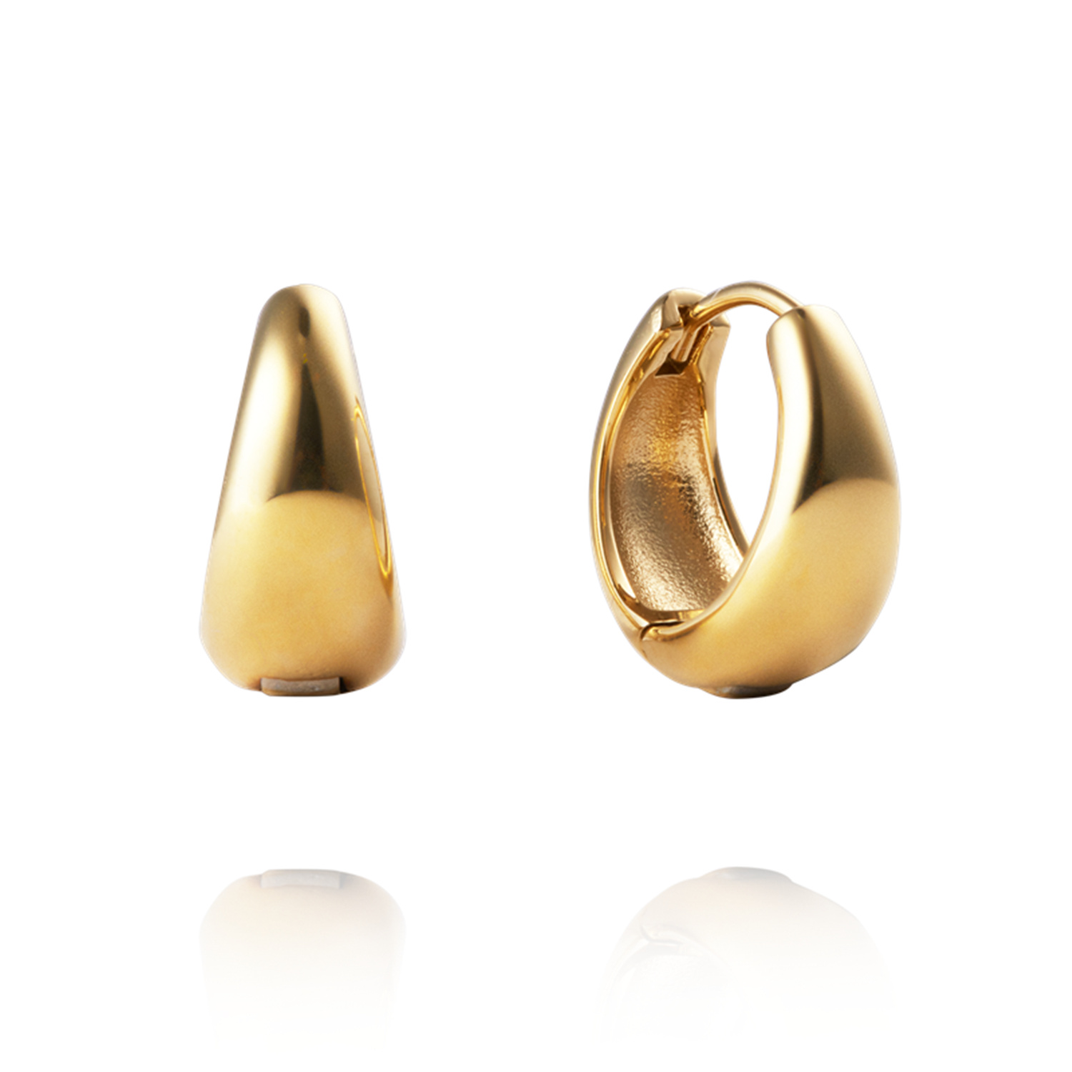 Mockberg Ohrringe in Gold aus Edelstahl – MO145 – Bild 3