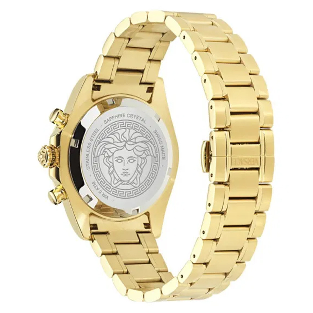 Versace Uhr Herren CHRONO X Chronograph Goldfarben VE9K01324 – Bild 3