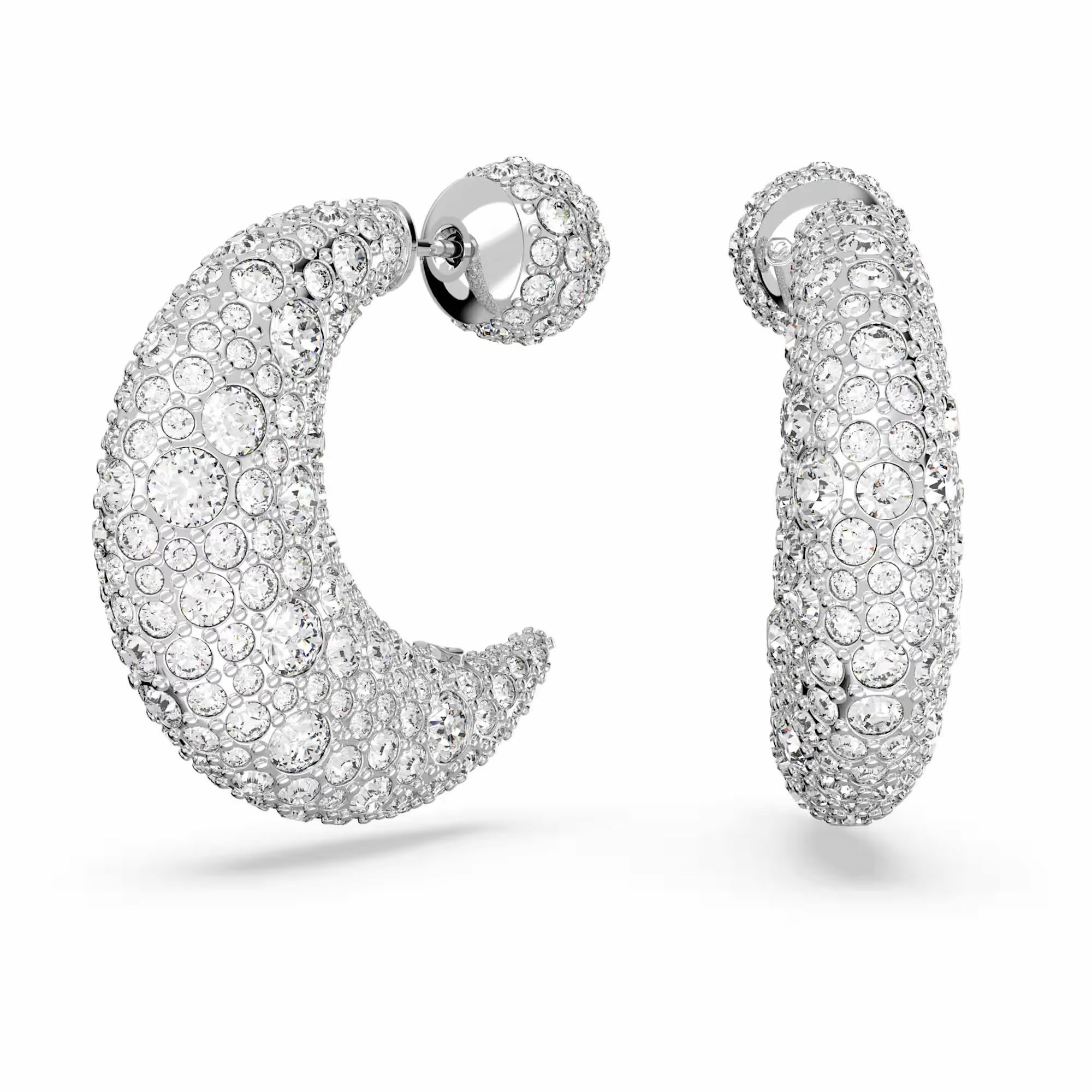 Swarovski Ohrringe Damen Luna Tropfen Halbmond Weiß 5666179 Swarovski Ohrringe Damen Luna Tropfen Halbmond Weiß 5666179