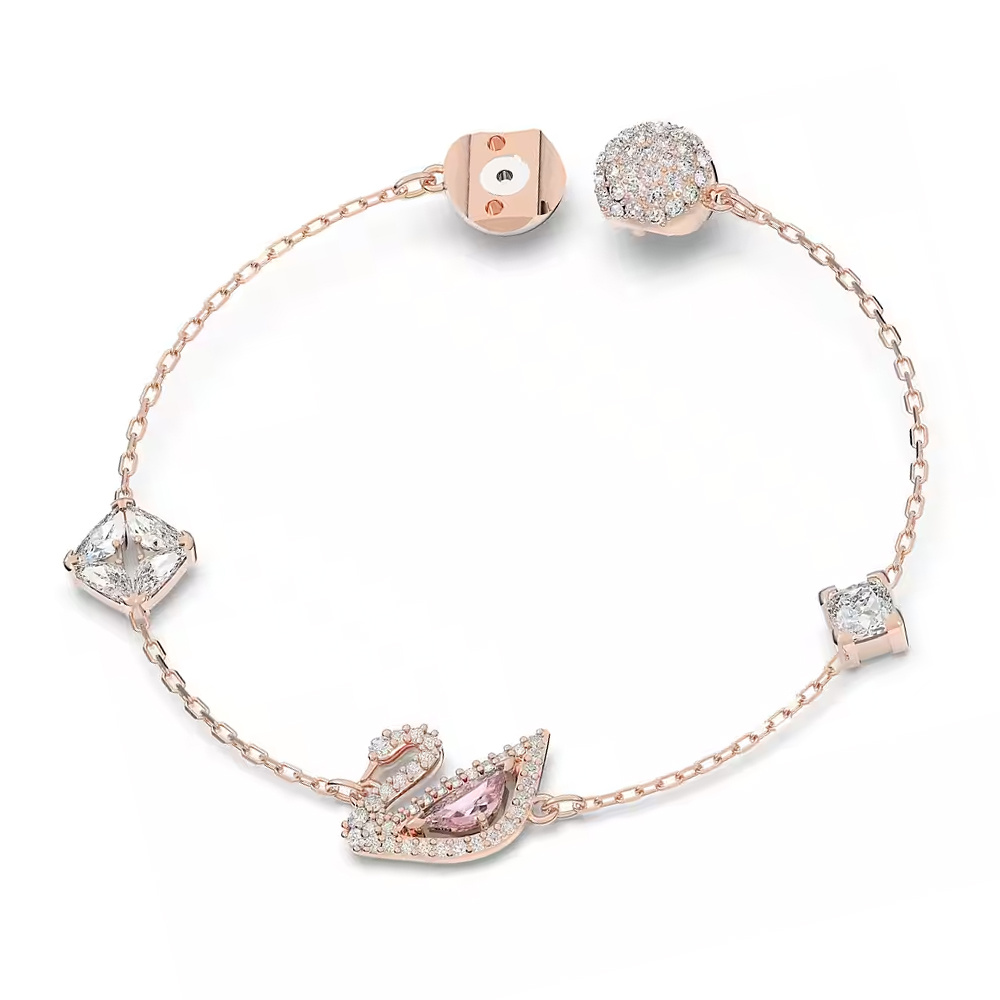 Swarovski Damen Armband Dazzling Swan rosa 5485877 – Bild 2