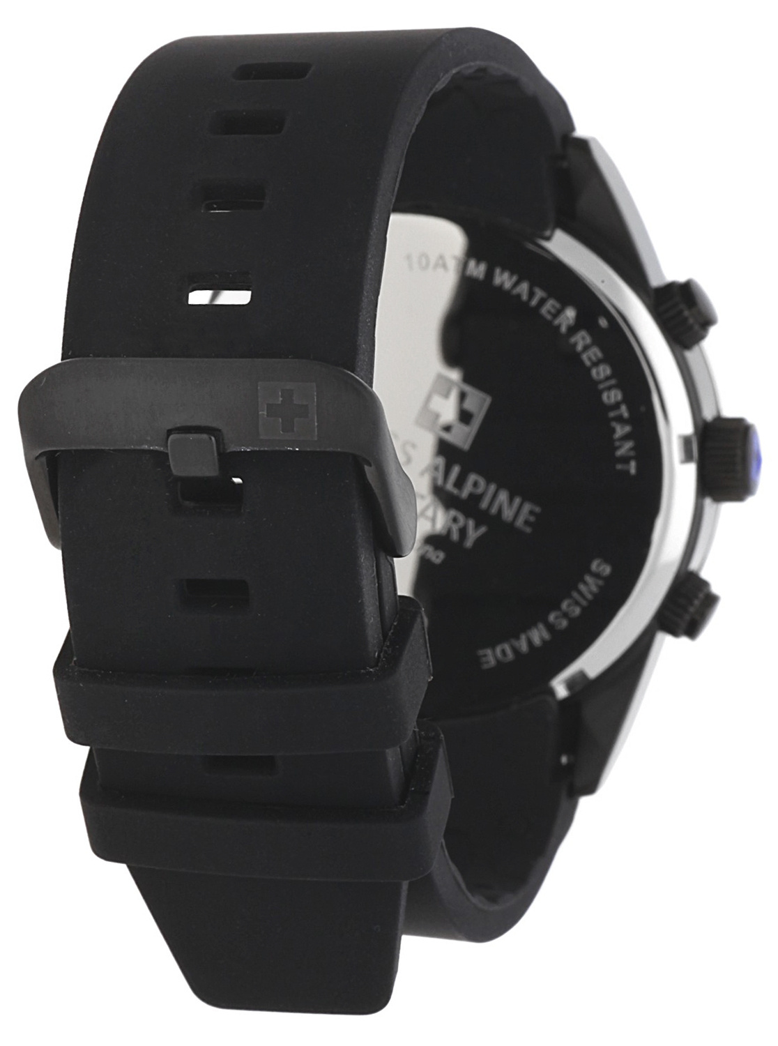 Swiss Alpine Military by Grovana Herren Armbanduhr Chrono 10 ATM schwarz 7082.98... – Bild 2