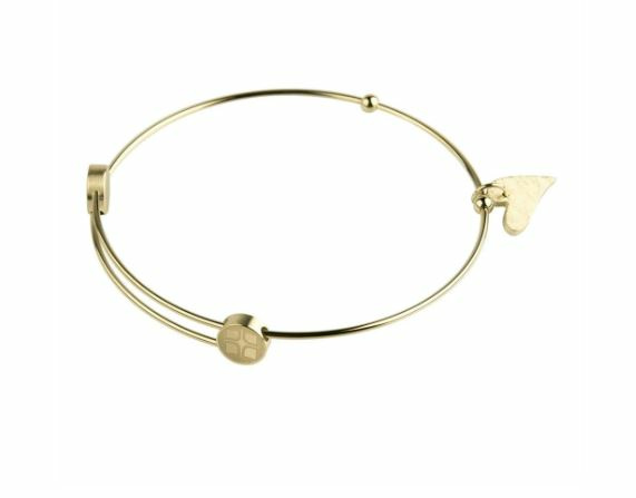 Evia Armspange Herz aus Edelstahlø 58mm – Bild 2