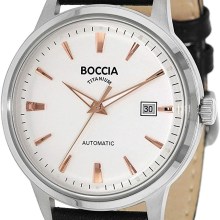 Boccia Herren-Armbanduhr Analog Automatik Leder 3586-03 Boccia Herren-Armbanduhr Analog Automatik Leder 3586-03