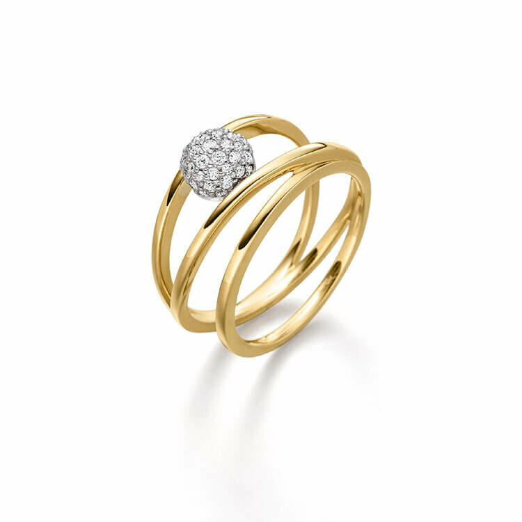 Damenring Elaine Firenze 14ct. Gelbgold 55644951R/3 Damenring Elaine Firenze 14ct. Gelbgold 55644951R/3