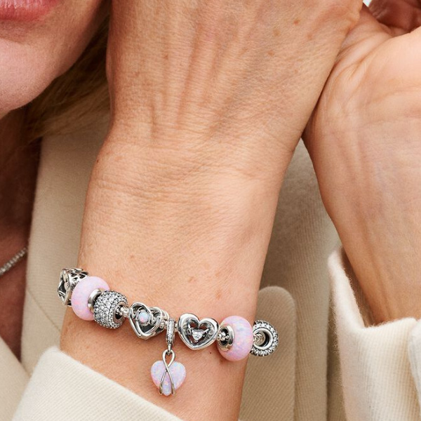 Pandora Moments Charm Herz Mama offen gearbeitet 793233C01 – Bild 3