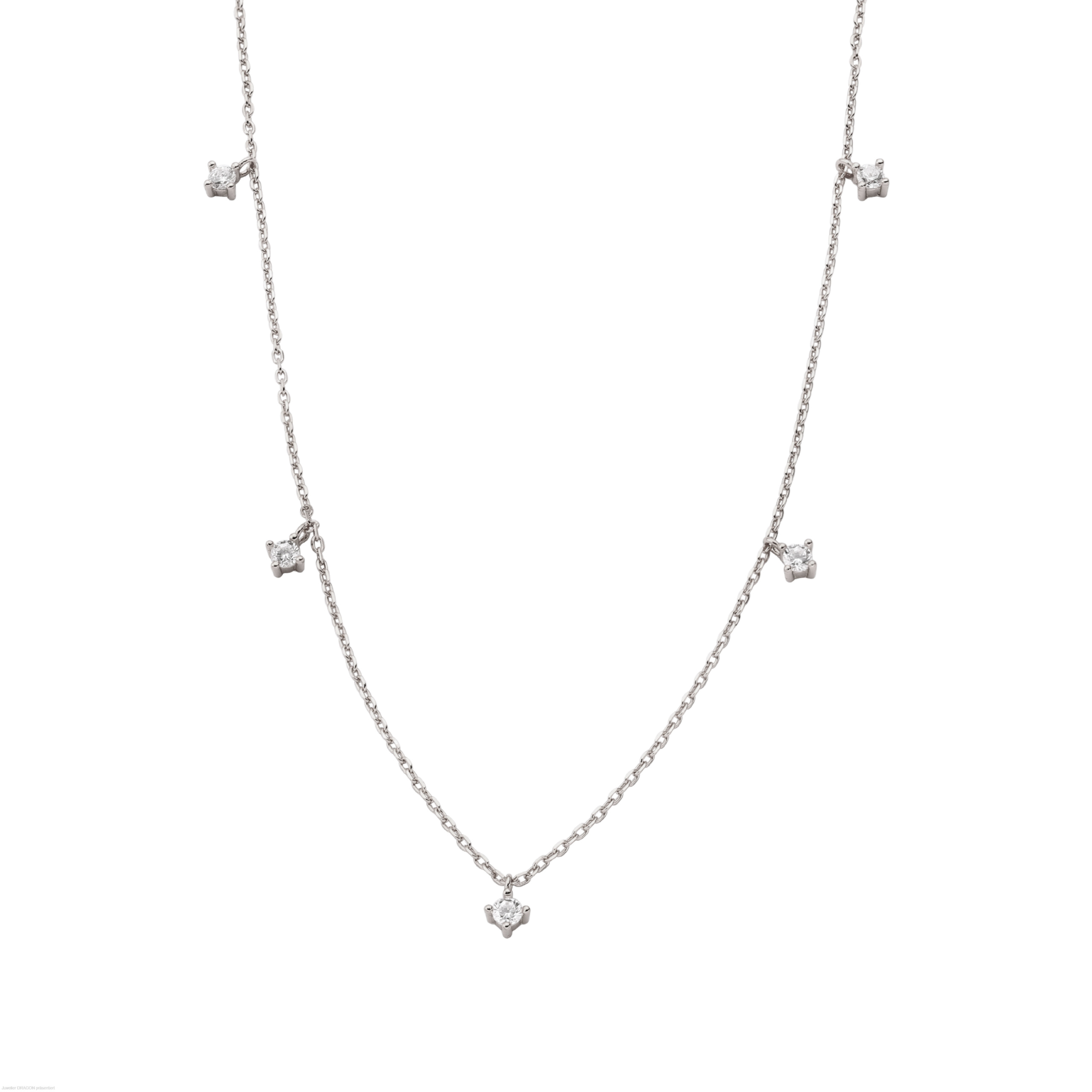 Xenox Damen Halskette mit Zirkonia Anhänger 45cm Silber XS2036 Xenox Damen Halskette mit Zirkonia Anhänger 45cm Silber XS2036