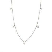 Xenox Damen Halskette mit Zirkonia Anhänger 45cm Silber XS2036 Xenox Damen Halskette mit Zirkonia Anhänger 45cm Silber XS2036