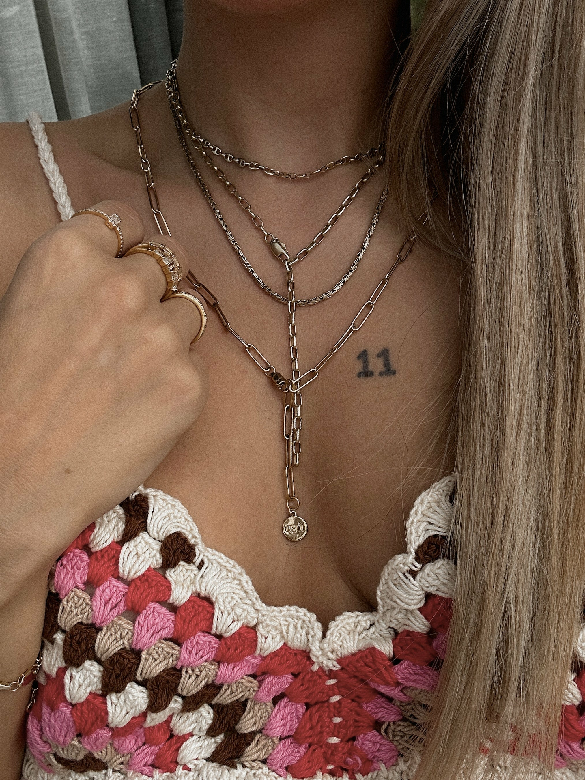 Collier 925/- Sterling Silber vergoldet 41184453722206 – Bild 2