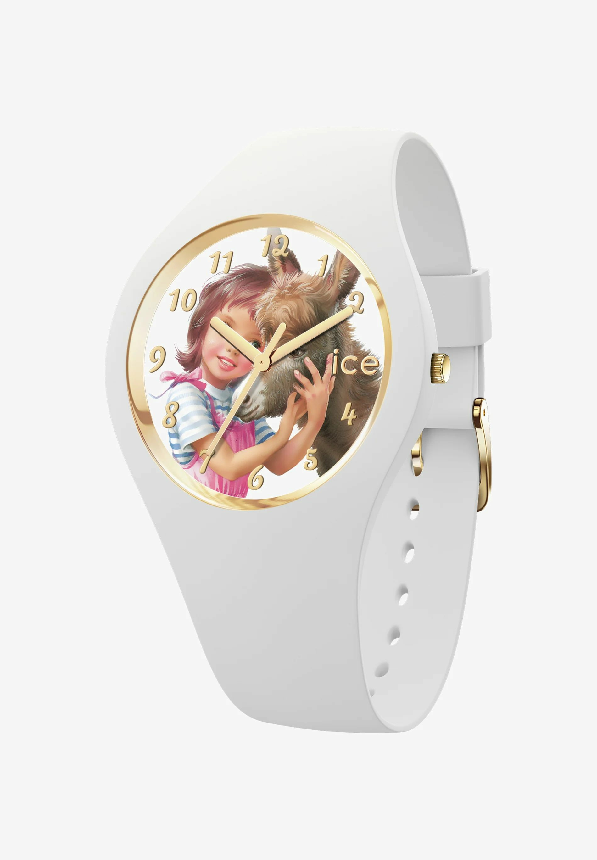 ICE-Watch Armbanduhr Damen ICE-WATCH x MARTINE Cadichon White 022705 ICE-Watch Armbanduhr Damen ICE-WATCH x MARTINE Cadichon White 022705