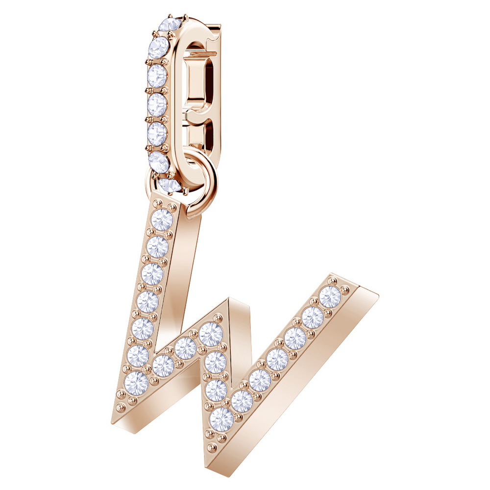SWAROVSKI Charm für Damen, Alphabet W Kristall Roségold 5440422 – Bild 2