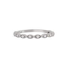 Ring 925/- Sterling Silber rhodiniert Zirkonia Stacking 41184733331550 Ring 925/- Sterling Silber rhodiniert Zirkonia Stacking 41184733331550