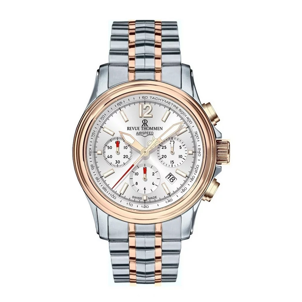 Revue Thommen Herren Automatikuhr Airspeed 16041.6452 Bicolor – Bild 2