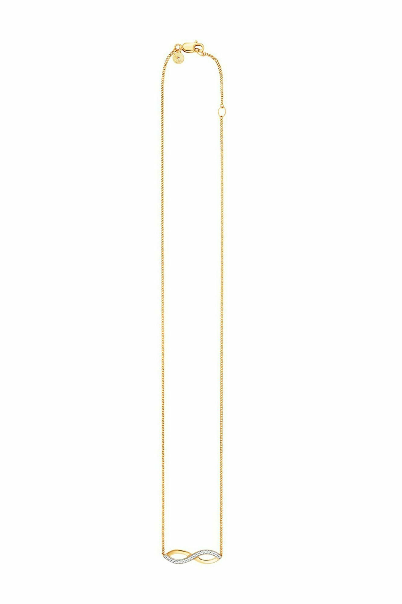 Collier 925/-Sterling Silber vergoldet Topas Infinity 41184167133278 Collier 925/-Sterling Silber vergoldet Topas Infinity 41184167133278