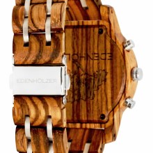 Edenhölzer Holzuhr Damen Armbanduhr Chronograph Holzarmbanduhr Bonaire Datumsanz... Edenhölzer Holzuhr Damen Armbanduhr Chronograph Holzarmbanduhr Bonaire Datumsanz...