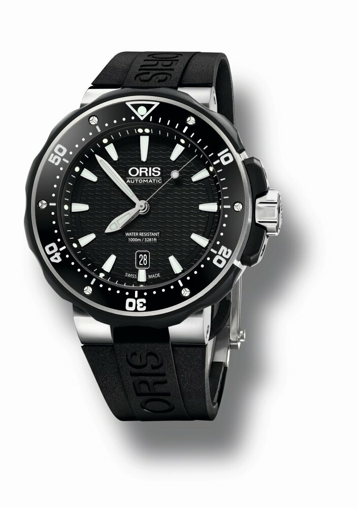Oris Herrenuhr ProDiver Date Schwarz 01 733 7682 7154-07 4 26 34TEB Oris Herrenuhr ProDiver Date Schwarz 01 733 7682 7154-07 4 26 34TEB