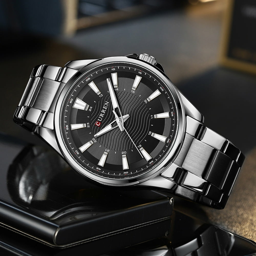 CURREN Men%27s Quartz Wristwatch Stainless Steel 8424