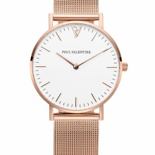 Paul Valentine Damen Armbanduhr MARINA ROSE GOLD MESH 36 MM PV36111 Paul Valentine Damen Armbanduhr MARINA ROSE GOLD MESH 36 MM PV36111