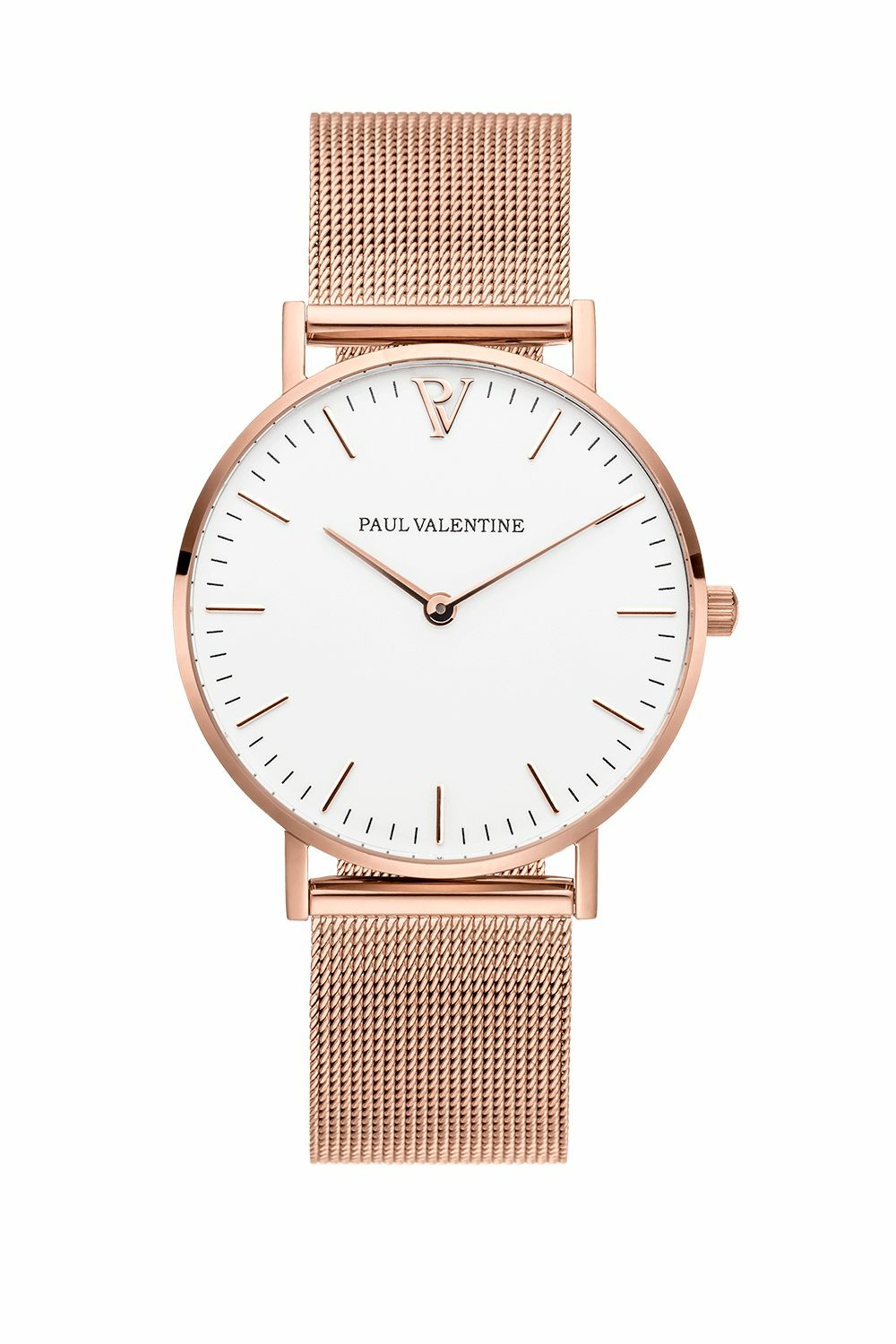 Paul Valentine Damen Armbanduhr MARINA ROSE GOLD MESH 36 MM PV36111 Paul Valentine Damen Armbanduhr MARINA ROSE GOLD MESH 36 MM PV36111