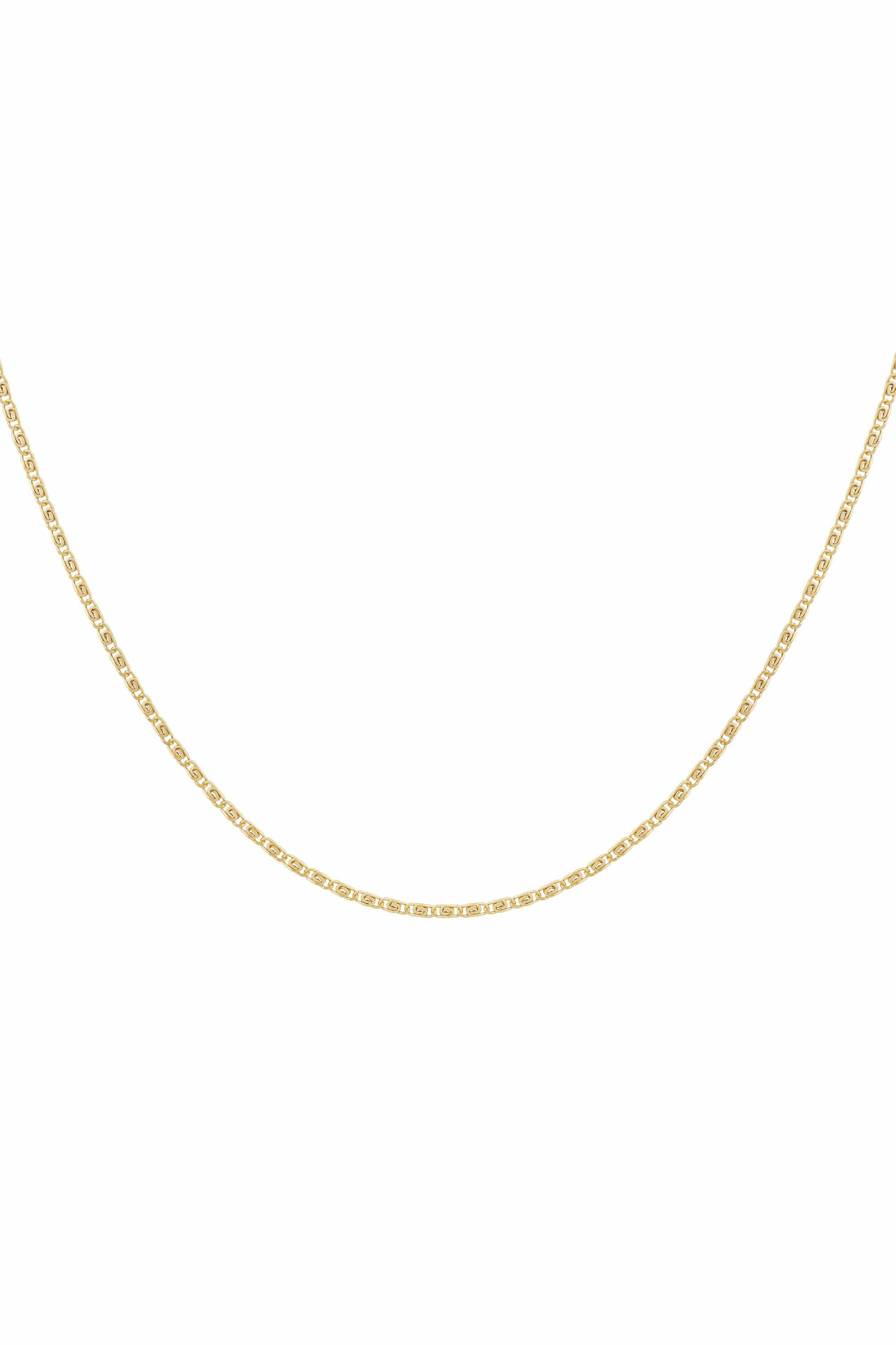 Collier 925 Silber vergoldet S-Panzerkette 41185110360158 Collier 925 Silber vergoldet S-Panzerkette 41185110360158