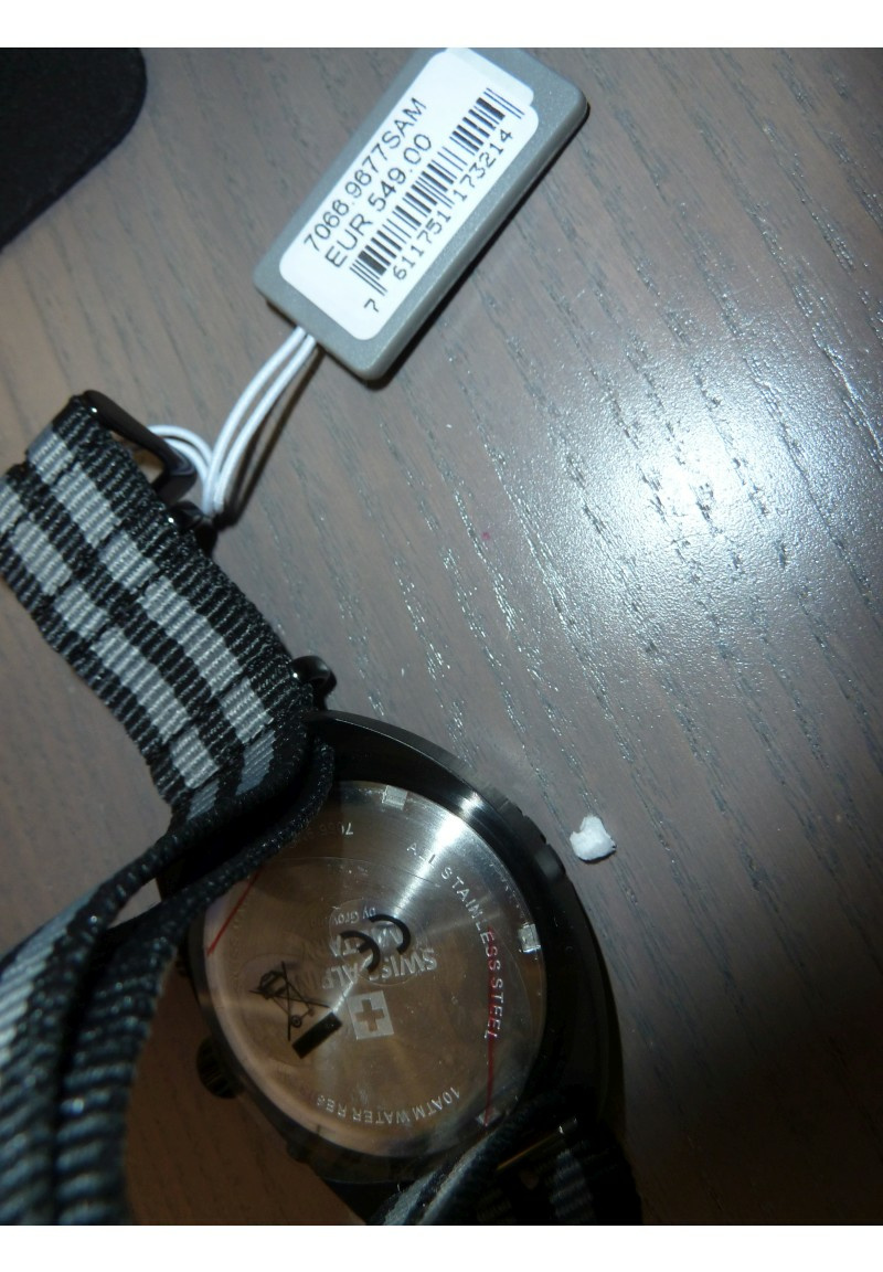 Swiss Alpine Military Herren Uhr Chronograph Analog Quarz 7066.9677 – Bild 2