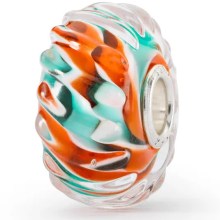 Trollbeads Wille und Mut Bead Orange TGLBE-20370 Trollbeads Wille und Mut Bead Orange TGLBE-20370