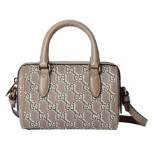 Gucci Ledertasche Umhängetasche Damen Taupe 795058 FADM0 9551 Gucci Ledertasche Umhängetasche Damen Taupe 795058 FADM0 9551