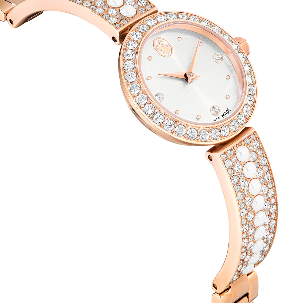 Swarovski Damenuhr Matrix Pearl Bangle Roségold / Weiß 5705406 – Bild 3