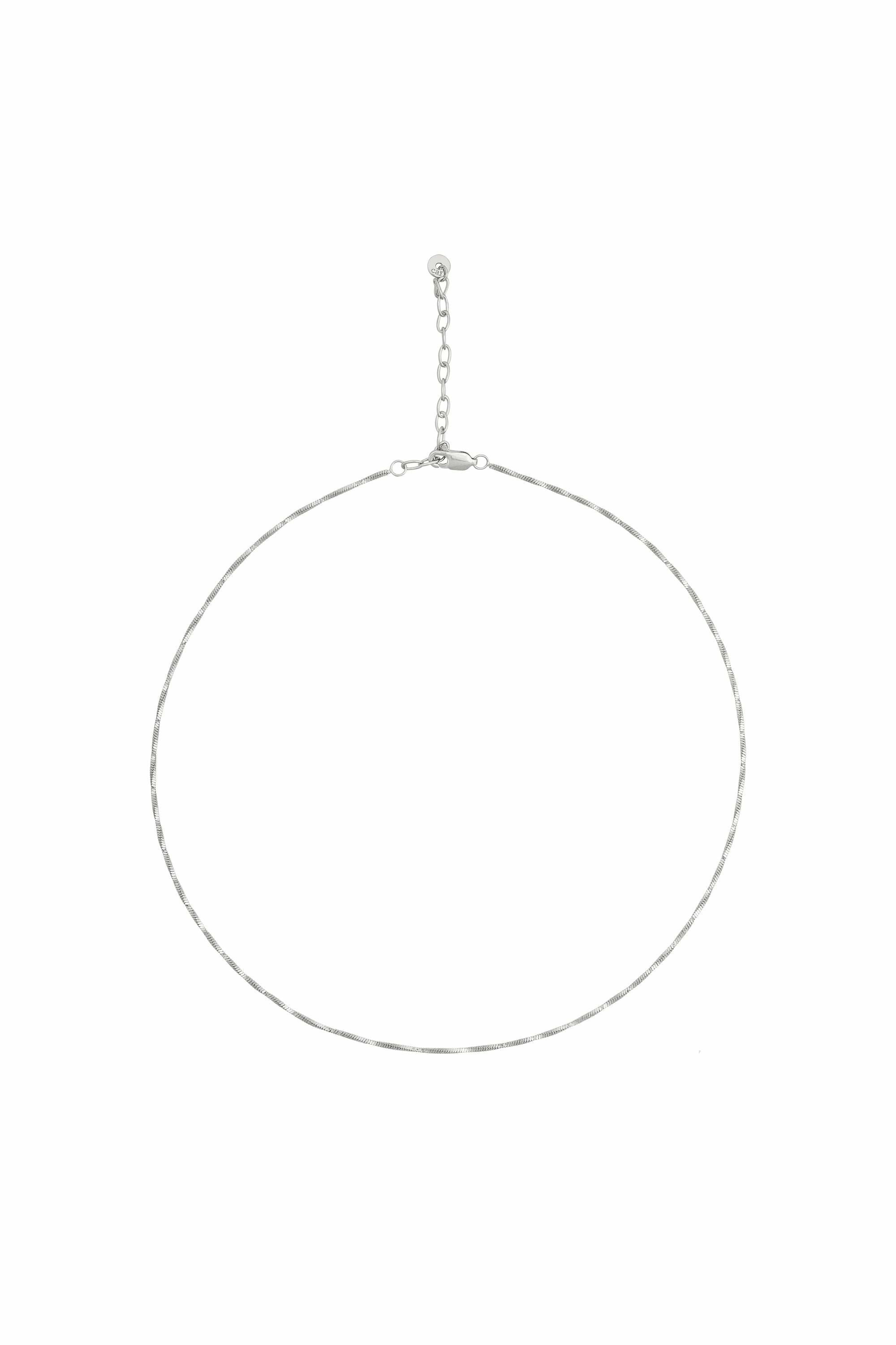 Collier 925/- Sterling Silber Schlangenkette vierseitig diamantiert gedreht rho... Collier 925/- Sterling Silber Schlangenkette vierseitig diamantiert gedreht rho...