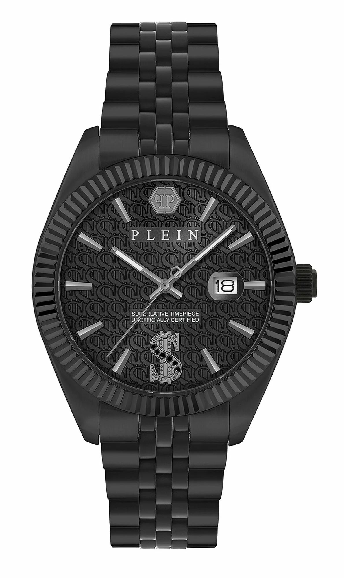 Philipp Plein Uhr Herren Date Superlative Crystal schwarz PWMFA1125 Philipp Plein Uhr Herren Date Superlative Crystal schwarz PWMFA1125