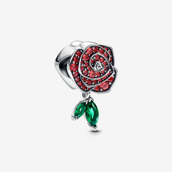 Charm Rose red. cry. green cry. – Bild 2