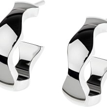 Ernstes Design Damen Evia Ohrringe Creolen Silber E576 Ernstes Design Damen Evia Ohrringe Creolen Silber E576