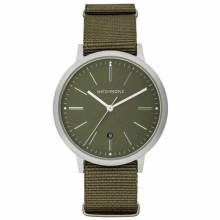 Watchpeople Analoguhr Hidden Nato mit Lederband Dunkelgrün WP 056-01 Watchpeople Analoguhr Hidden Nato mit Lederband Dunkelgrün WP 056-01