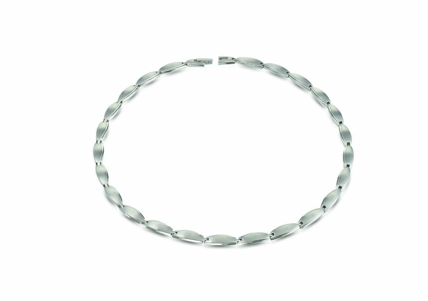 Boccia Damen Collier aus Titan 45cm in silberfarben - 08034-01 – Bild 2
