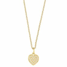 Xenox Damen Halskette Love Story mit Zirkonia Herz Anhänger Gold XS3419GK Xenox Damen Halskette Love Story mit Zirkonia Herz Anhänger Gold XS3419GK