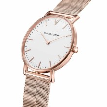 Paul Valentine Damen Armbanduhr MARINA ROSE GOLD MESH 38 MM PV38111 Paul Valentine Damen Armbanduhr MARINA ROSE GOLD MESH 38 MM PV38111
