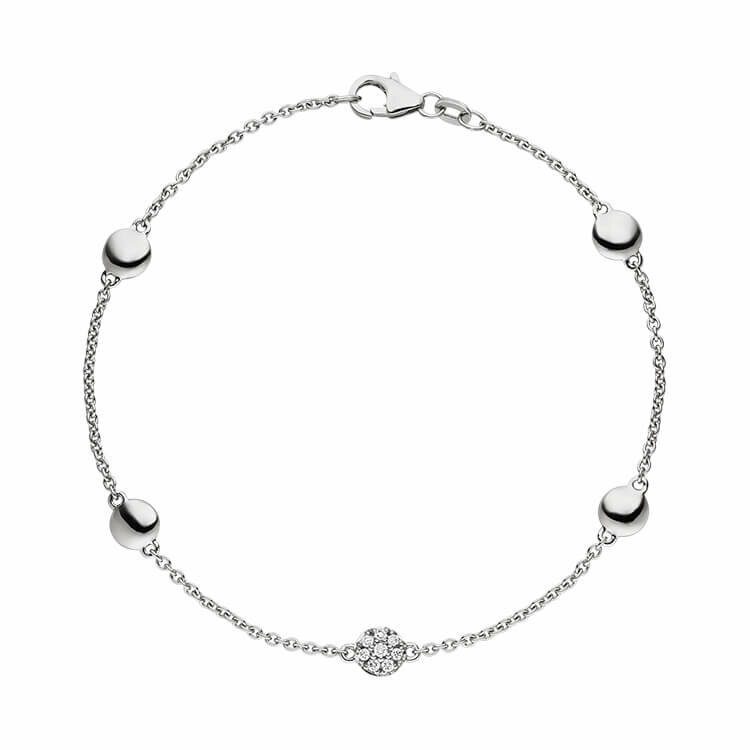 Armband Elaine Firenze 14ct. Weißgold 55651661B/3 Armband Elaine Firenze 14ct. Weißgold 55651661B/3