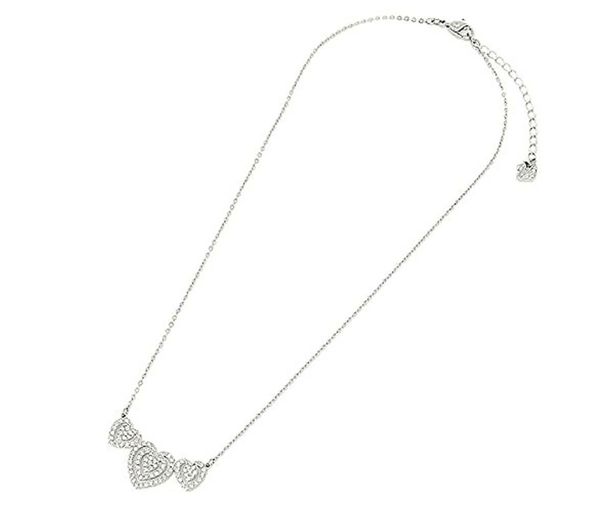 Swarovski Halskette Damen Carol Edelstahl Herz Pave Kristalle 5228773 – Bild 2