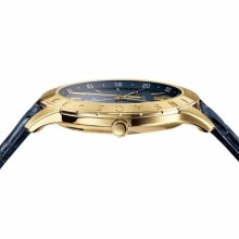 Versace Herren Armbanduhr UNIVERS GMT blau, gold 43 mm VEBK00318 Versace Herren Armbanduhr UNIVERS GMT blau, gold 43 mm VEBK00318
