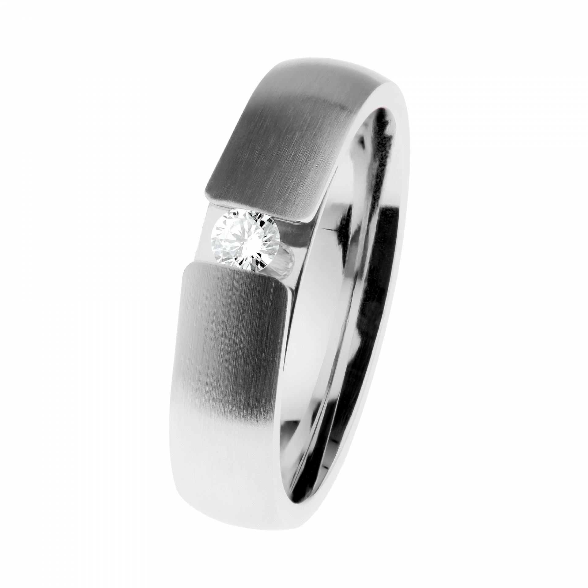 Ernstes Design Damen Diamant Ring Größe 55 Silber R516-55 Ernstes Design Damen Diamant Ring Größe 55 Silber R516-55