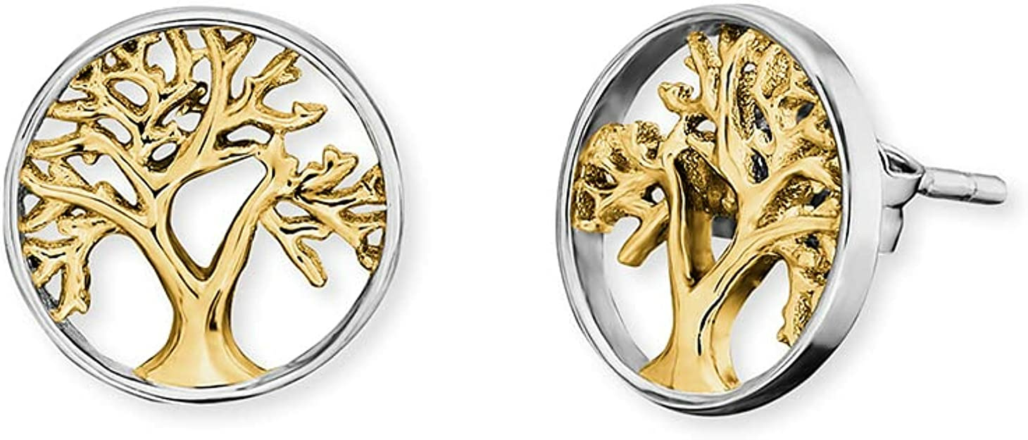 Engelsrufer Damen Ohrring Ohrstecker aus Sterling Silber mit Lebensbaum Symbol -... Engelsrufer Damen Ohrring Ohrstecker aus Sterling Silber mit Lebensbaum Symbol -...