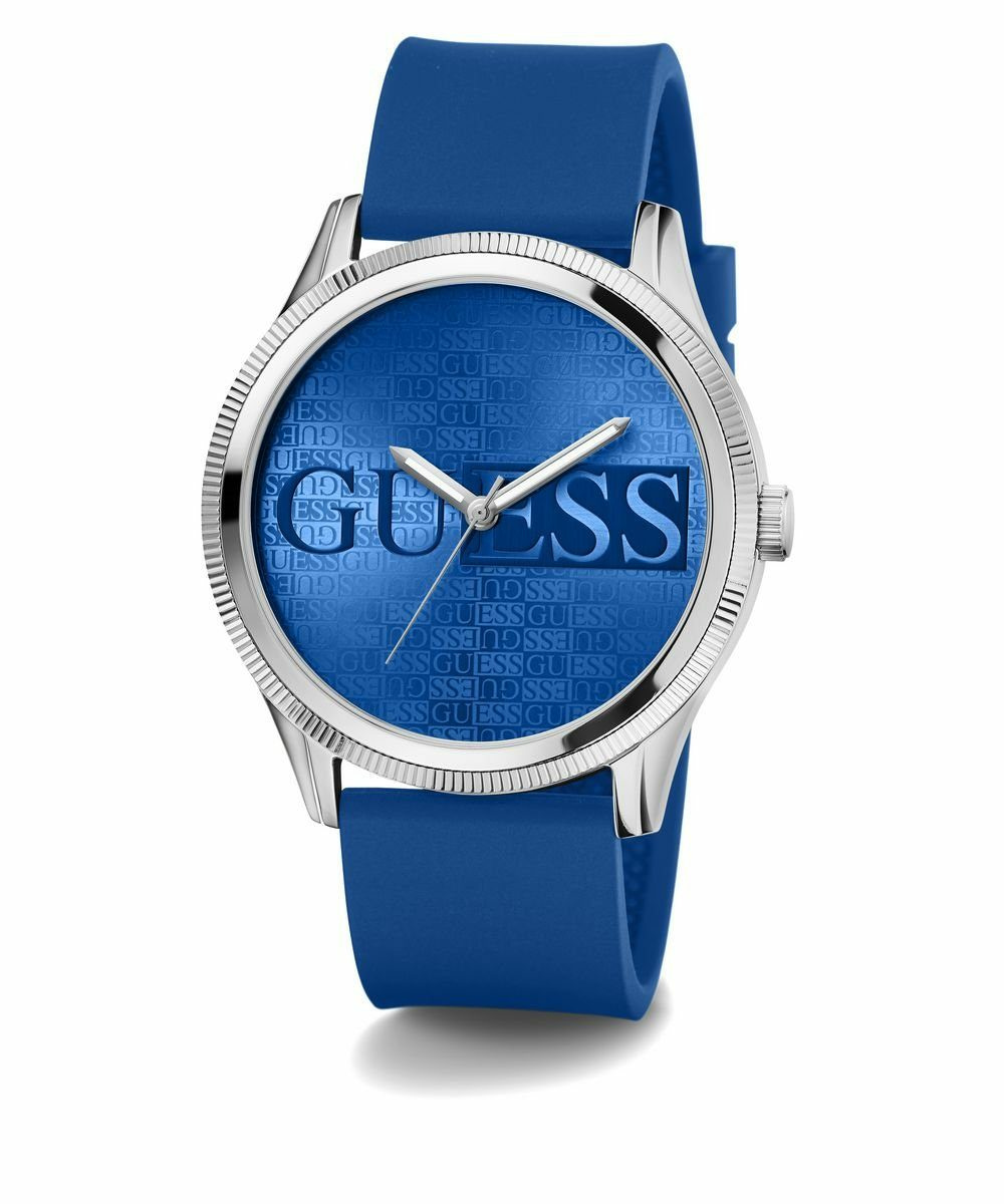 Guess Herren Armbanduhr REPUTATION blau, silber 44 mm GW0726G1 Guess Herren Armbanduhr REPUTATION blau, silber 44 mm GW0726G1