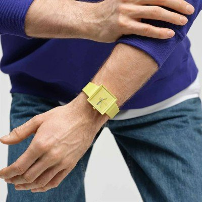 Swatch What If - Square SO34J700 What If... Lemon? Uhr – Bild 2