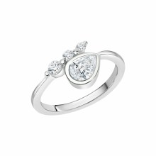 ZEEme Silver Silber 925 rhodiniert mit Zirkonia weiß Ring 41675993251934 ZEEme Silver Silber 925 rhodiniert mit Zirkonia weiß Ring 41675993251934