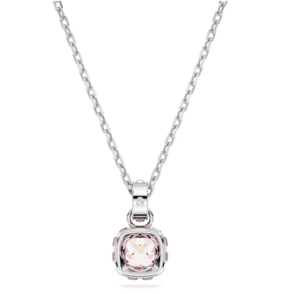 Swarovski Kette mit Anhänger Birthstone Juni, Rosa, Rhodiniert 5652044 Swarovski Kette mit Anhänger Birthstone Juni, Rosa, Rhodiniert 5652044