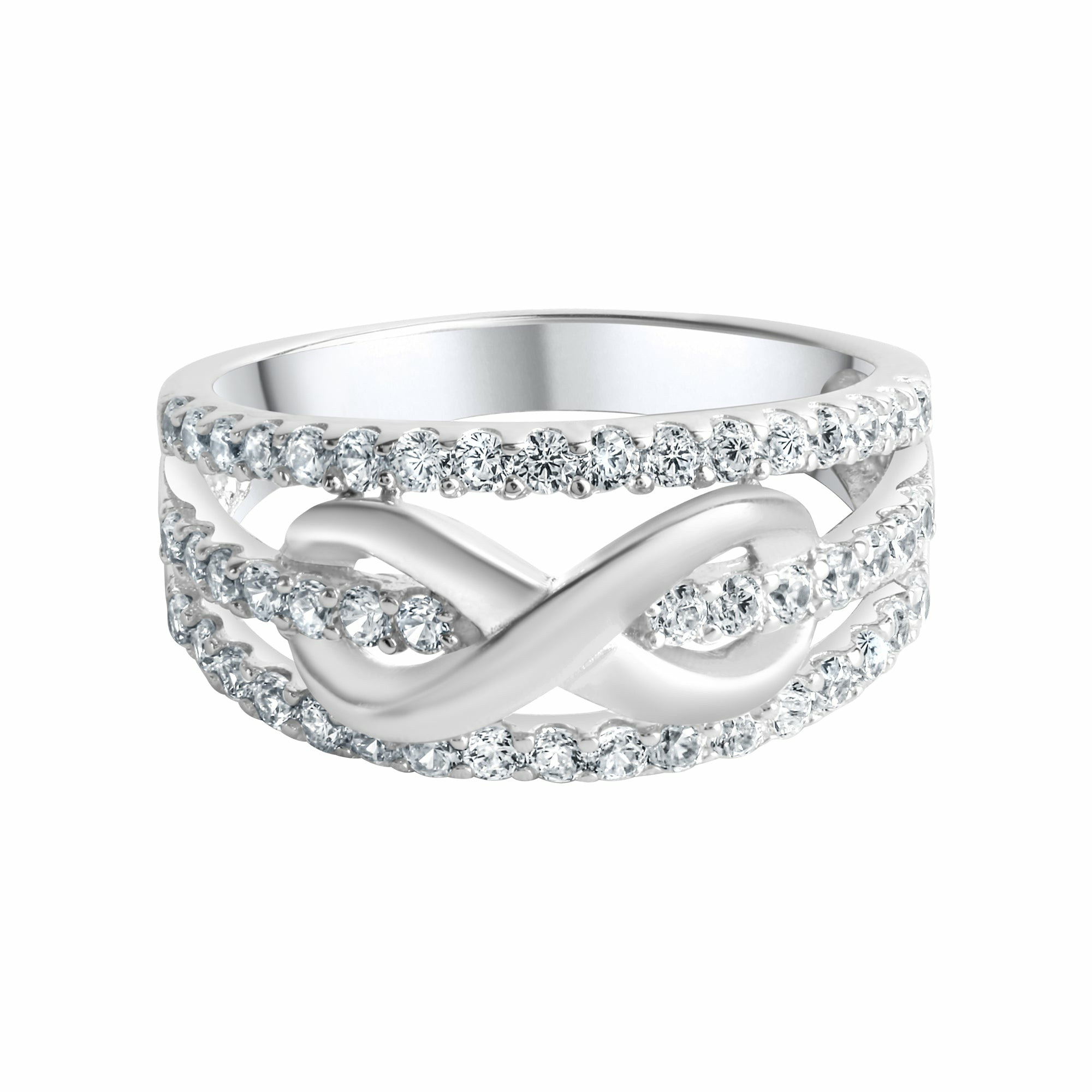 Zeeme Silver Silber 925 rhodiniert mit Unendlichkeitssymbol Ring 41677804273758 Zeeme Silver Silber 925 rhodiniert mit Unendlichkeitssymbol Ring 41677804273758