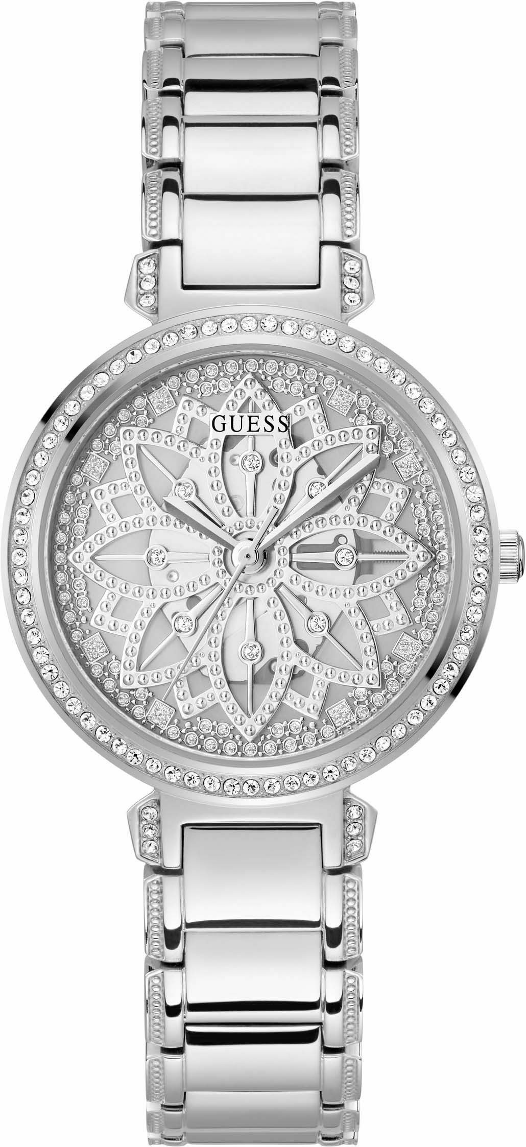 GUESS Damenuhr Quarzuhr GW0528L1 Edelstahlgehäuse und Armband GUESS Damenuhr Quarzuhr GW0528L1 Edelstahlgehäuse und Armband