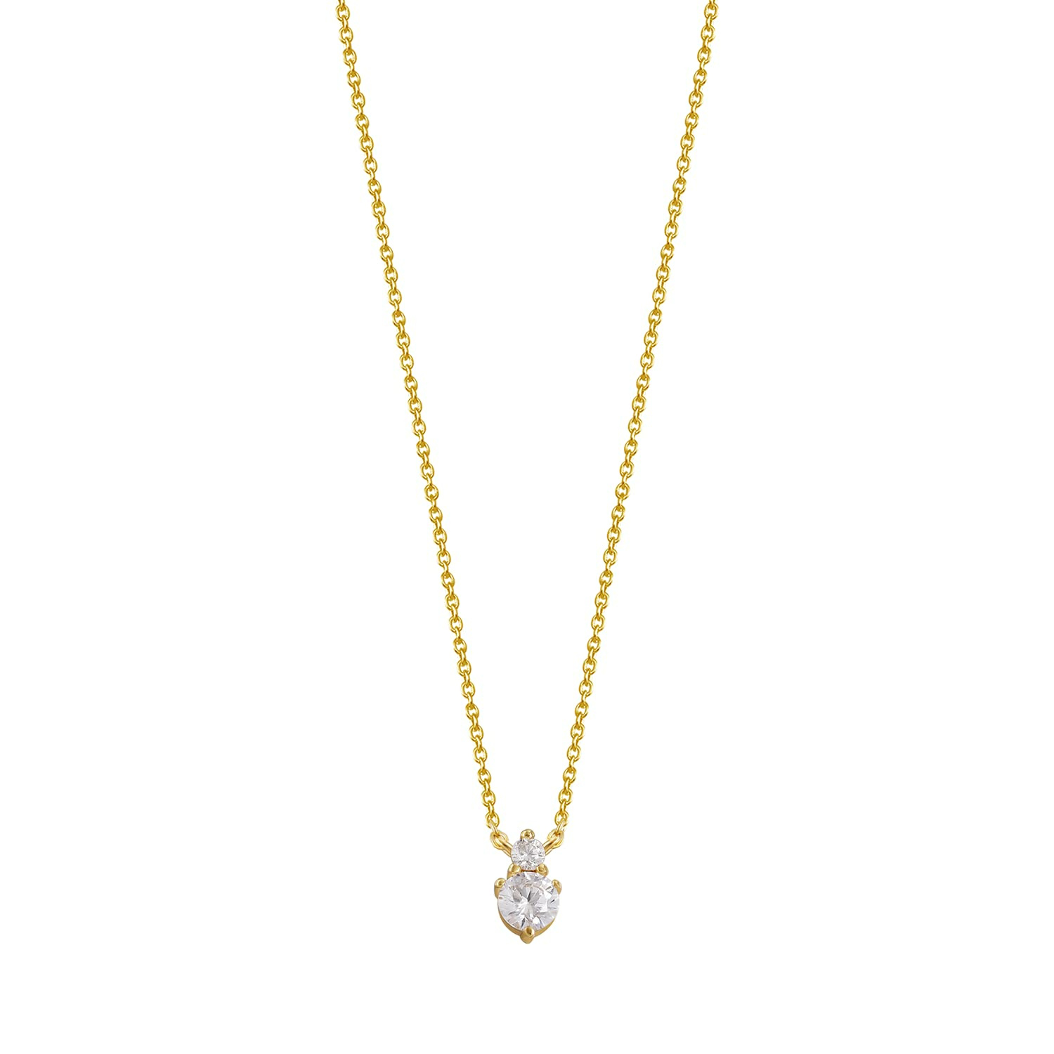 Xenox Damen 925 Sterling Silber Halskette XS7347G – Bild 2