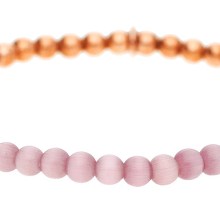 Esprit Damen Armband Edelstahl Rosegold/lila Spheres ESBR11641E165 Esprit Damen Armband Edelstahl Rosegold/lila Spheres ESBR11641E165